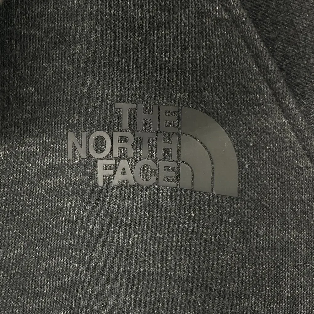 THE NORTH FACE Jacket Mens M Far Northern Full Zip Softshell Wool Blend Gray